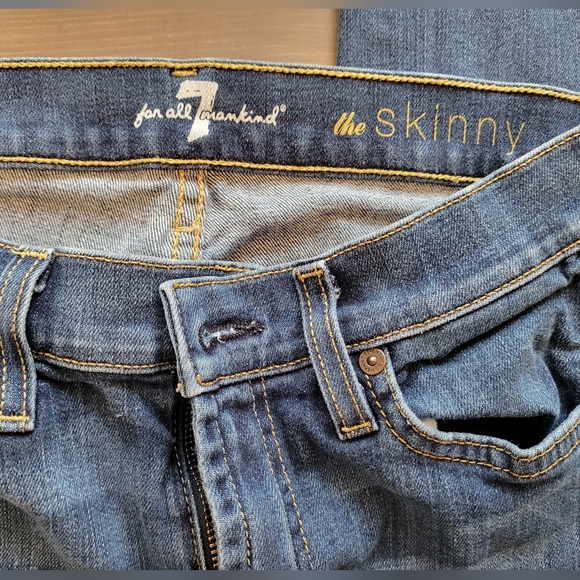 7 for all mankind the skinny size 27 - Picture 5 of 8